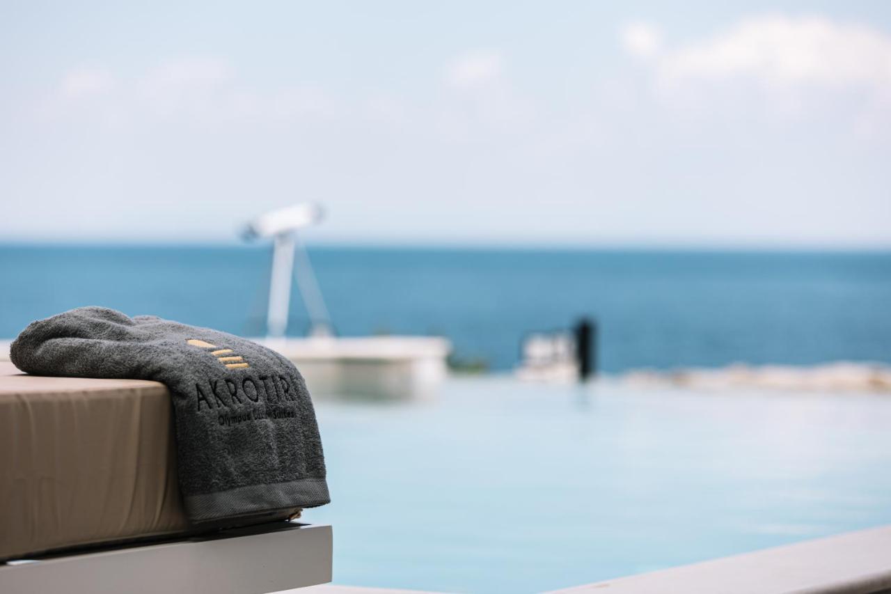 Akrotiri Olympus Luxury Suites - Adults Only Plaka Litochorou Exteriör bild