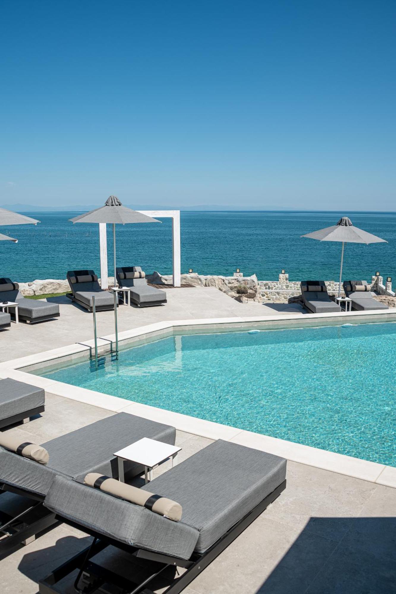 Akrotiri Olympus Luxury Suites - Adults Only Plaka Litochorou Exteriör bild