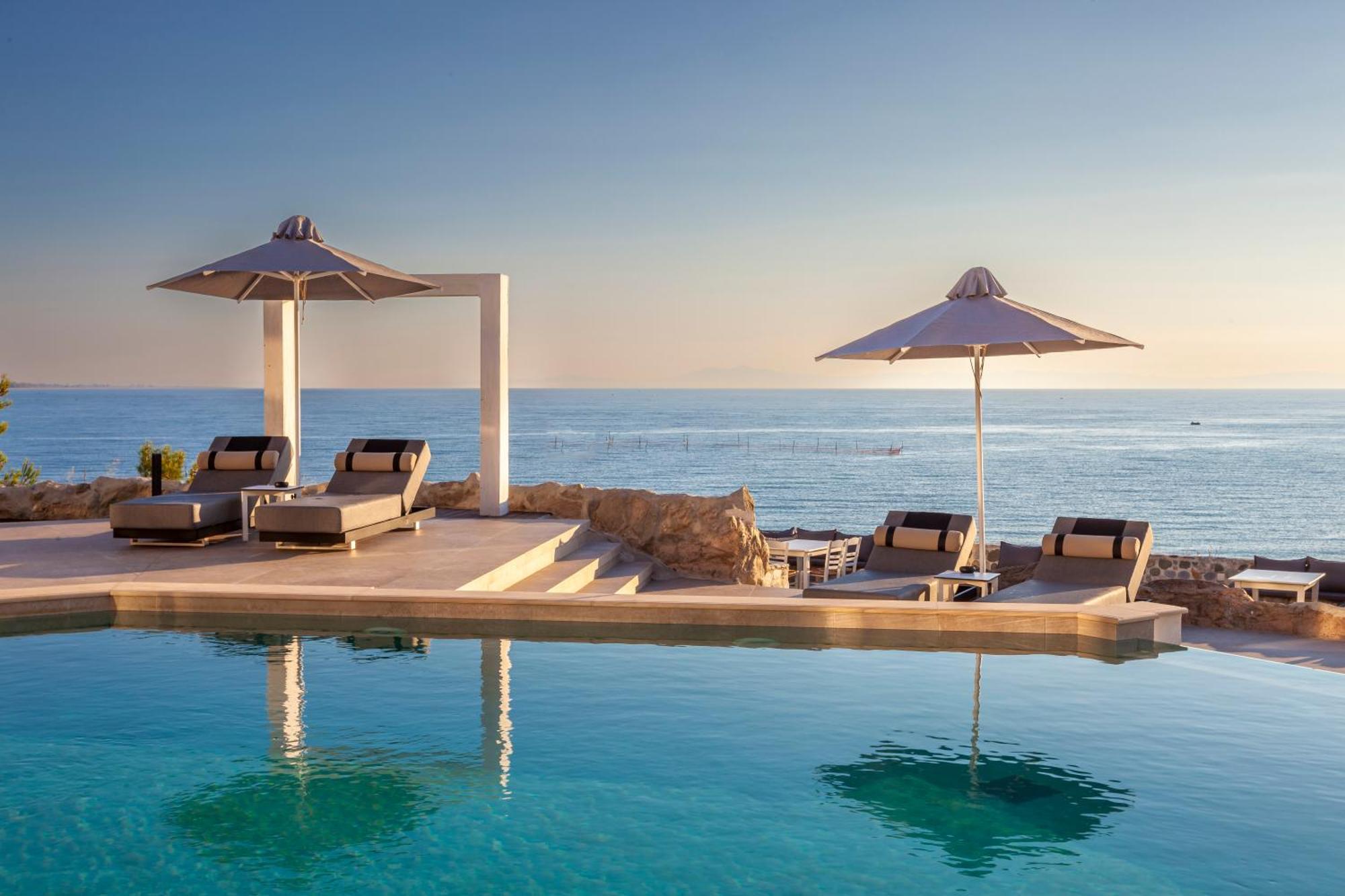 Akrotiri Olympus Luxury Suites - Adults Only Plaka Litochorou Exteriör bild